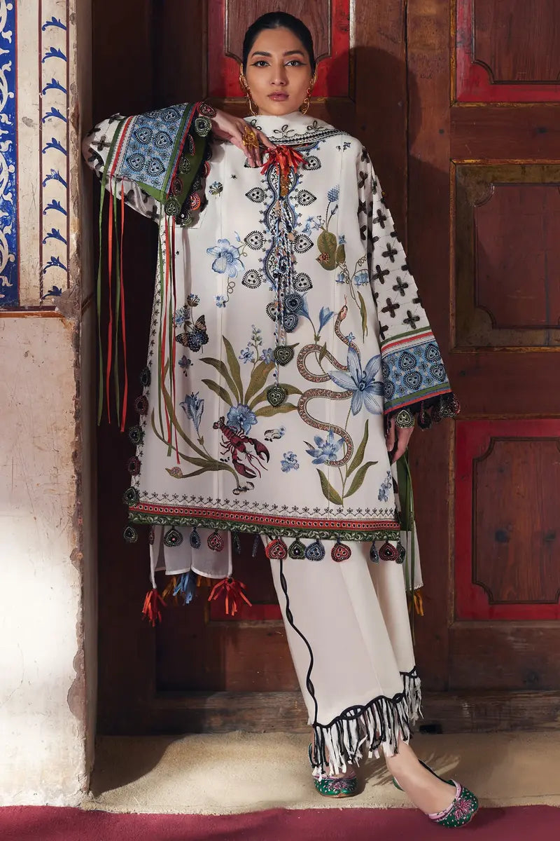 AZUREH (EL25-04 B) - 3 Pc - Unstitched