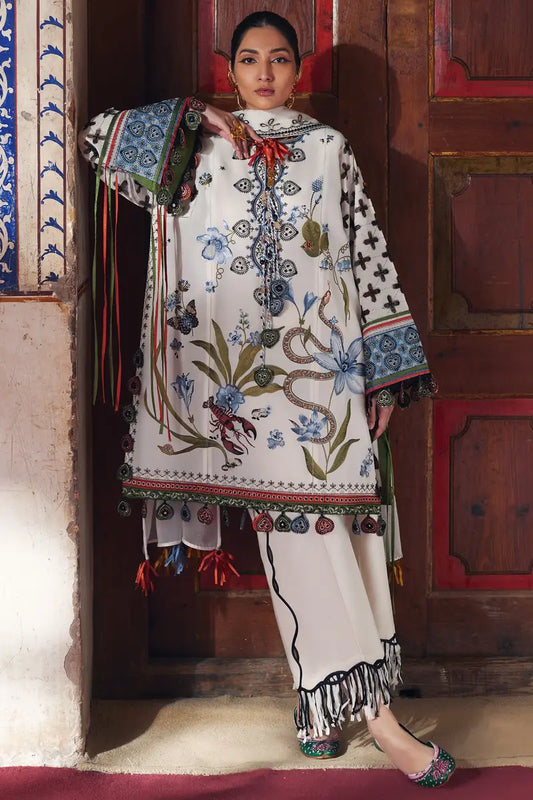 AZUREH (EL25-04 B) - 3 Pc - Unstitched